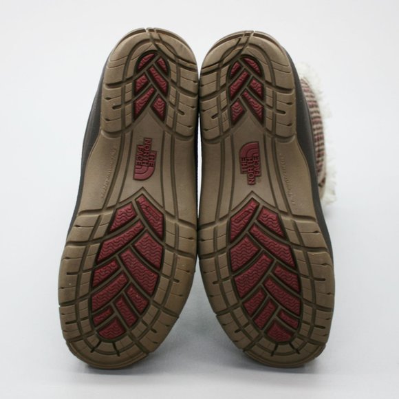 The North Face Ladies 5 Shellista Lace Luxe Brown Waterproof Tall Winter Boots - Picture 9 of 12